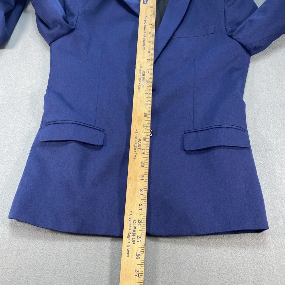 Calvin Klein Boys 14 Dress Suit Blue Blazer With Flat Front Pants Slash Pockets